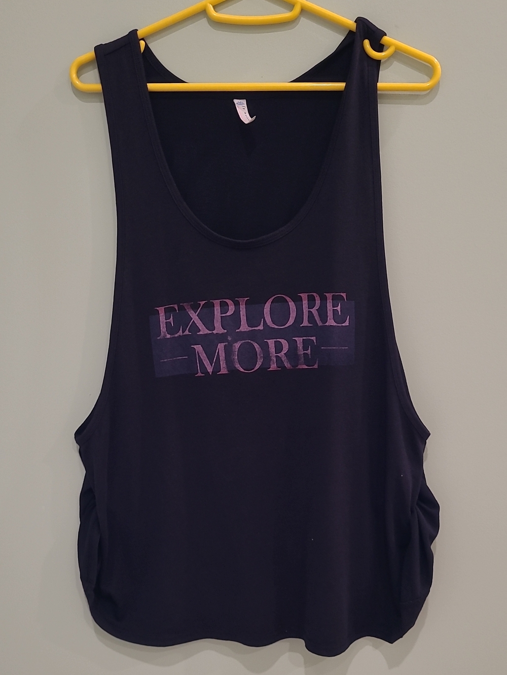 FP Movement "Explore More" Women's Black Graphic Tank Top